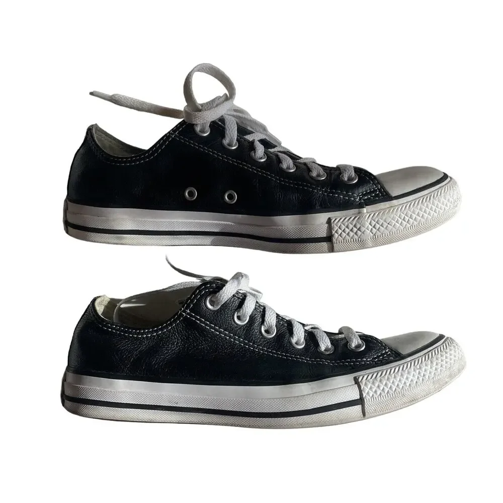 Size 7 Men/ 9 Women: Converse Chuck Taylor‎ All Star OX Black - 132174C